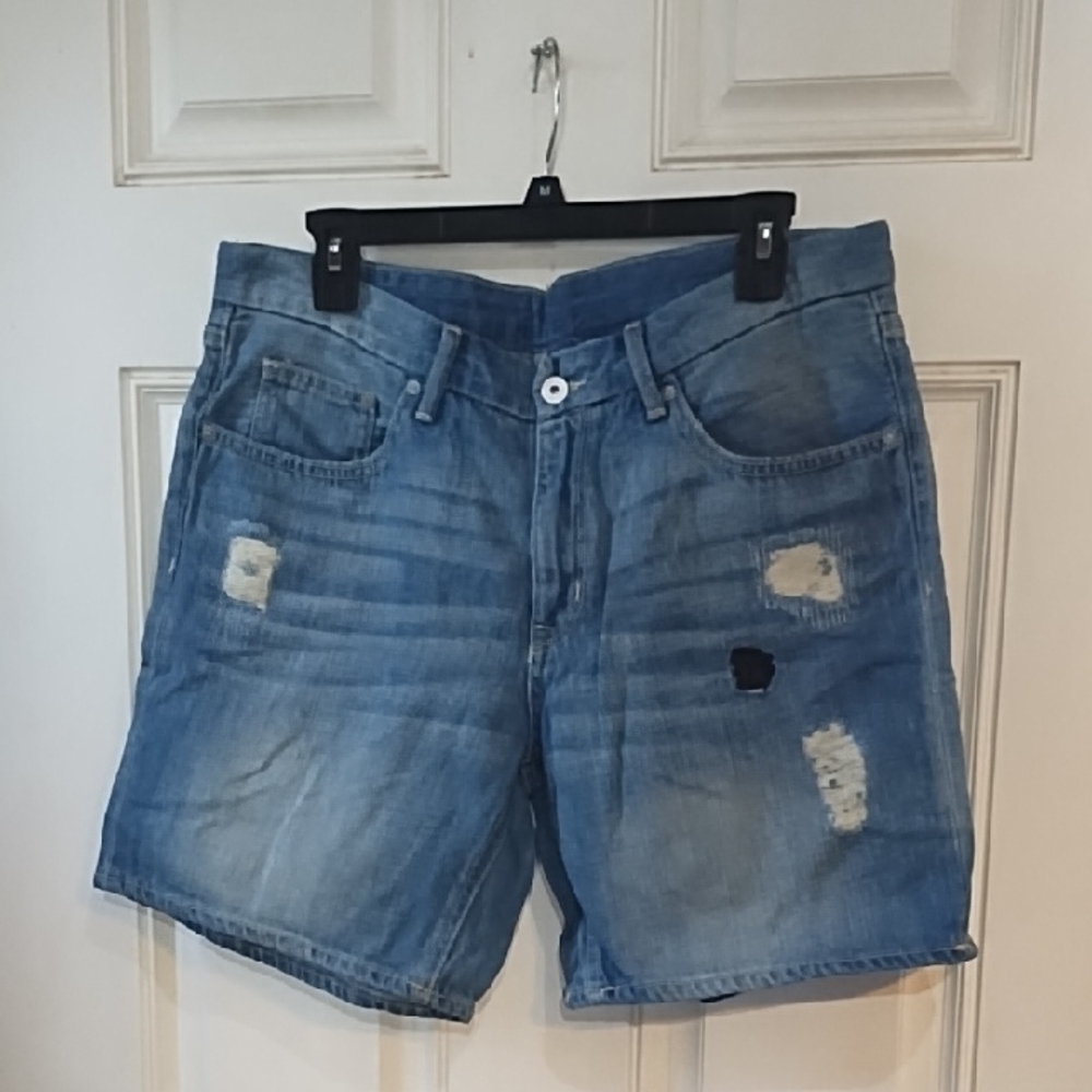 H&M Blue Boyfriend Denim Shorts